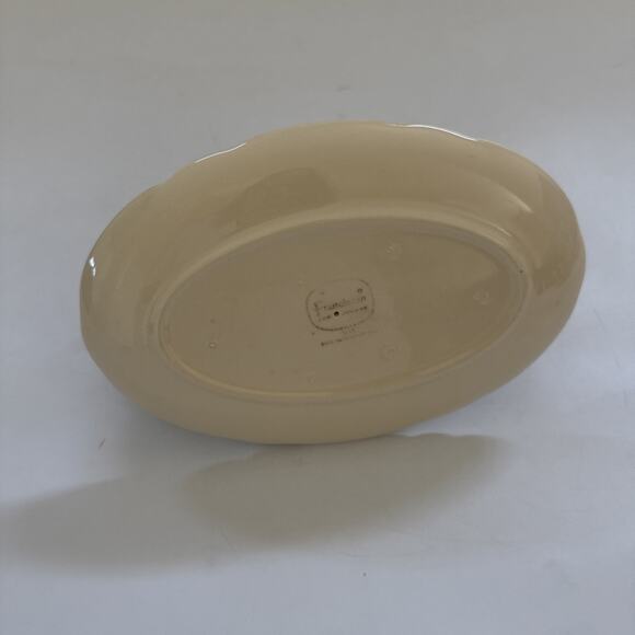 Vintage Franciscan Desert Rose Gravy Boat Attached Base Plate TV STAMP - Picture 4 of 9